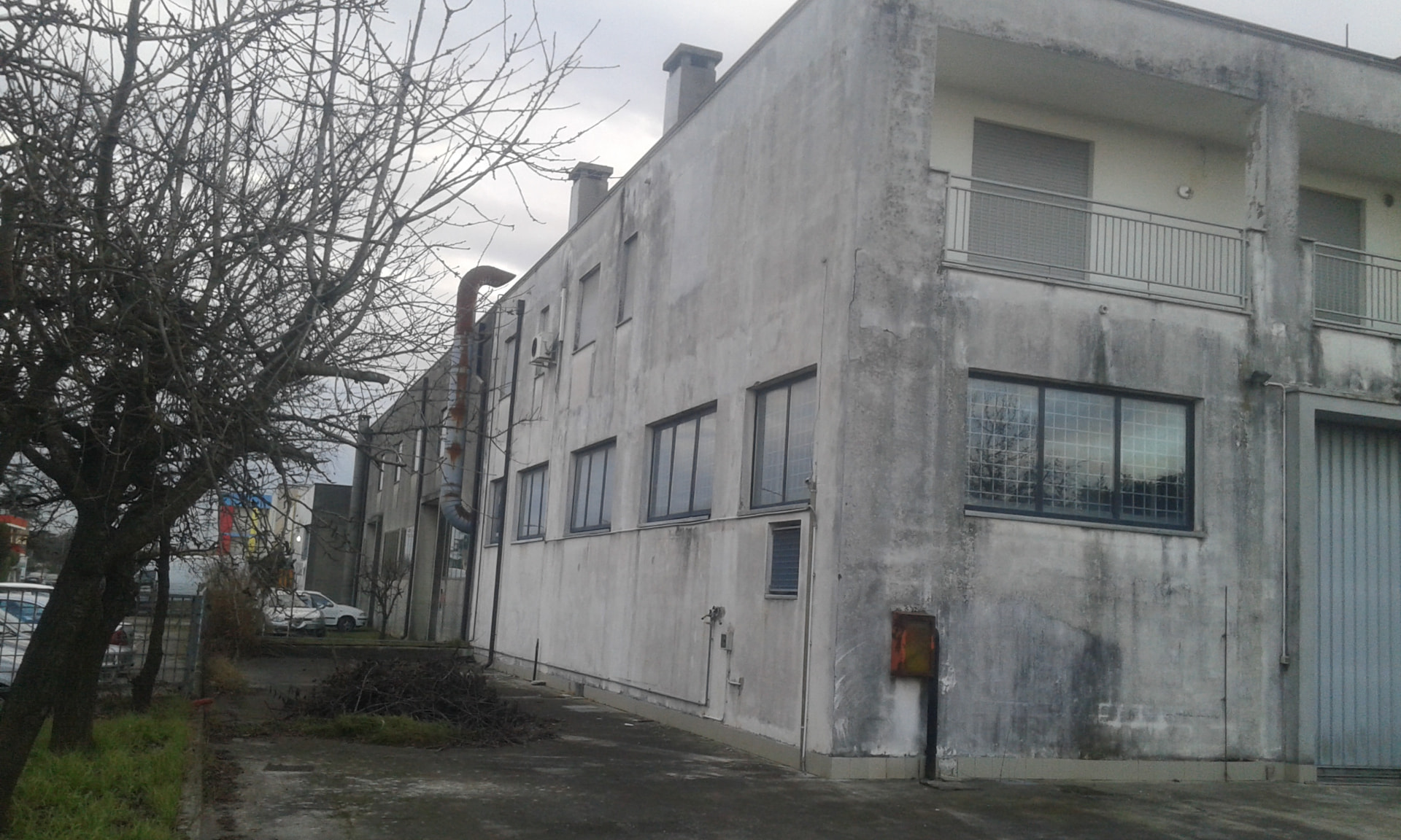 Prima dell'intervento — Rivestimento e coibentazione capannone, Provincia di Padova